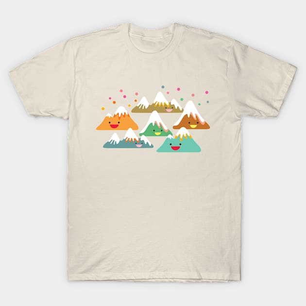 Mountain Friends I T-Shirt by littleoddforest